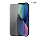 5 PCS ENKAY Hat-Prince Full Coverage 28 Degree Privacy Screen Protector Anti-spy Tempered Glass Film For iPhone 13 mini