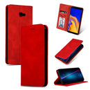 Retro Skin Feel Business Magnetic Horizontal Flip Leather Case for Samsung Galaxy J4 Plus 2018 & J4 Prime(Red)