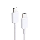 XJ-69 1m 3A USB-C / Type-C to Type-C TPU Charging Sync Data Cable for Mobile Phone(White)