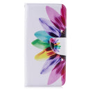 Colored Drawing Pattern Horizontal Flip Leather Case for Huawei Mate 20 Lite, with Holder & Card Slots & Wallet(Sunflower)
