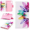 Colored Drawing Pattern Horizontal Flip Leather Case for Xiaomi Mi 5X, with Holder & Card Slots & Wallet(Sunflower)