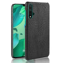 Shockproof Crocodile Texture PC + PU Case For Huawei Nova 5 / Nova 5 Pro(Black)