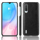Shockproof Litchi Texture PC + PU Case For Xiaomi Mi A3(Black)
