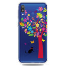 Fashion Soft TPU Case 3D Cartoon Transparent Soft Silicone Cover Phone Cases For Galaxy A40(Colour Tree)