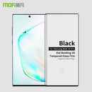 MOFI 9H 3D Explosion Proof Thermal Bending Full Screen Covered With Tempered Glass Film for Galaxy note10+(Black)