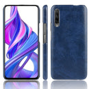 Shockproof Litchi Texture PC + PU Case For Huawei Honor 9X/9X Pro(Blue)