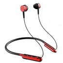 DM-26 Binaural Wireless Retractable Neckband Foldable Bluetooth 5.0 In-Ear Running Neck-Mounted Sports Headset(Red)