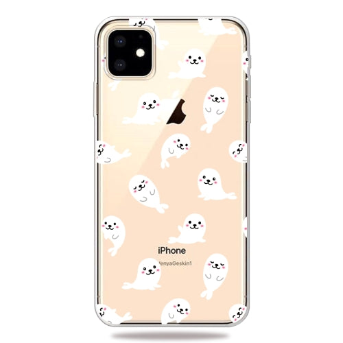 3D Pattern Printing Soft TPU Cell Phone Cover Case For iPhone 11 Pro Max(Dewgong)