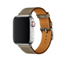 For Apple Watch 3 / 2 / 1 Generation 38mm Universal Leather Cross Band(Gray)