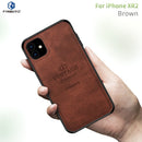 PINWUYO Shockproof Waterproof Full Coverage PC + TPU + Skin Protective Case for iPhone 11(Brown)