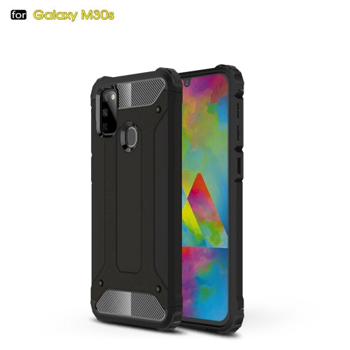 For Galaxy M30s Magic Armor TPU + PC Combination Case(Black)
