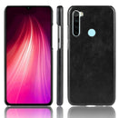 For Xiaomi Redmi Note 8 Shockproof Litchi Texture PC + PU Case(Black)