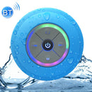 BTS-08 Wireless Bluetooth Speaker Waterproof Led FM Radio Subwoofer Bluetooth Column TF Card Suction Cup Mini Shower Speaker(Blue)