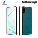 For Galaxy Note10 PINWUYO Pin Rui Series Classical Leather, PC + TPU + PU Leather Waterproof And Anti-fall All-inclusive Protective Shell(Blue)
