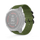 For Garmin Fenix 3 / 5X Universal 26MM Three-ring Nylon Watchband(Army Green)