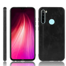 For Xiaomi Redmi Note 8T Shockproof Sewing Cow Pattern Skin PC + PU + TPU Case(Black)