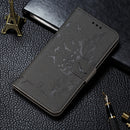 For Galaxy A90 5G Litchi Texture Feather Embossing Horizontal Flip Leather Case with Holder & Card Slots & Wallet & Photo Frame & Lanyard(Gray)