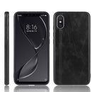 For Xiaomi Mi 8 Pro Shockproof Sewing Cow Pattern Skin PC + PU + TPU Case(Black)