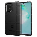 For Galaxy A91 Full Coverage Shockproof TPU Case(Black)