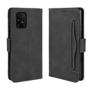 For Galaxy S10 Lite / A91 / M80s Wallet Style Skin Feel Calf Pattern Leather Case with Separate Card Slots & Holder & Wallet & Photo Frame(Black)