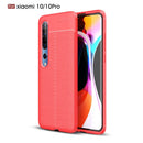 For Xiaomi Mi 10 / 10 Pro Litchi Texture TPU Shockproof Case(Red)