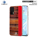 For Huawei P40 PINWUYO Pindun Series Slim 3D Flashing All-inclusive PC Case(Red)