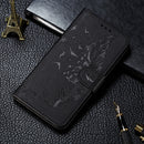 For Galaxy A01 Litchi Texture Feather Embossing Horizontal Flip Leather Case with Holder & Card Slots & Wallet & Photo Frame & Lanyard(Black)