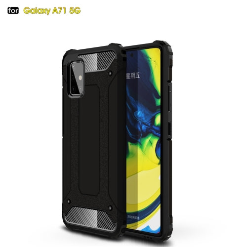 For Galaxy A71 5G Magic Armor TPU + PC Combination Case(Black)