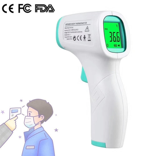 [HK Warehouse] Non-contact LCD Digital Thermometer Handheld Infrared Forehead Body Thermometer For Baby Adult