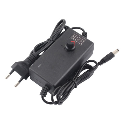 9V-24V 1A AC To DC Adjustable Voltage Power Adapter Universal Power Supply Display Screen Power Switching Charger, Plug Type:EU