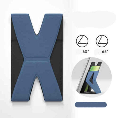 ZS-BH4BZJ Sloth's Ultra Thin And Pasteable Portable Invisible Mobile Phone Stand(Blue)