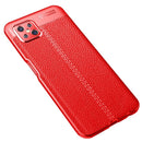 For OPPO A92s Litchi Texture TPU Shockproof Case(Red)