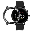 Suitable for FOSSIL Gen5 Carlyle Double Row PC Case with Drill(Black)