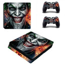 BY060001 Fashion Sticker Icon Protective Film for PS4 Slim