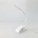 3.2W USB LED Eye-Protection Folding Clip Table Lamp Dimmable Bendable Reading Study Desk Lamp with Clip Stand