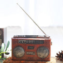 Vintage Radio TV Set Home Decoration Retro Craft Decoration, Style:Radio Red