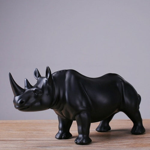 Rhino Statues Resin Decorations Home Decor Gifts