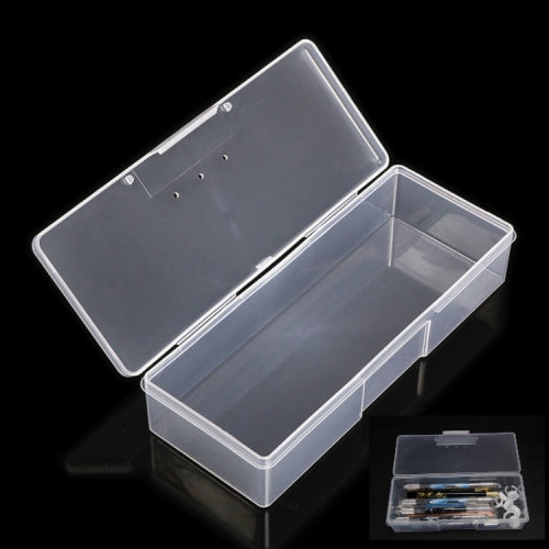3 PCS Embroidery Pen / Eyebrow Needle / Blade / Eyebrow Trimming Pen / Embroidery Machine Storage Box(White)