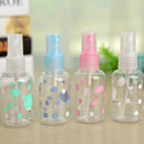 4 PCS 50ML Travel Plastic Squeeze Cosmetics Bottles Container, Random Color Delivery, Style:Spray Type