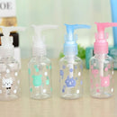 4 PCS 50ML Travel Plastic Squeeze Cosmetics Bottles Container, Random Color Delivery, Style:Press Type