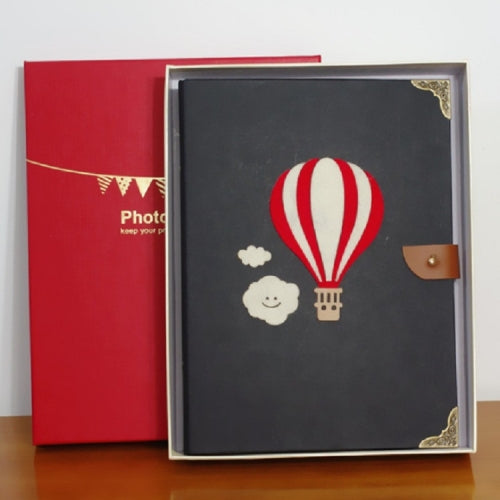 Hand-decorated Pasted Photo Album, Size:M(Hot Air Balloon)