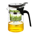 KAMJOVE Elegant Cup Bubble Teapot Office Flower Teapot Heat-resistant Glass Tea Set, Model:K-201 500ML