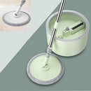 Single Bucket washing And Spinning Rotary Mop, Color:Green