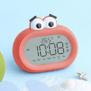 Creative Big Mouth Alarm Clock Electronic Luminous Lamp, Style:Battery(Vermilion)
