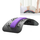 Lumbar Orthopedic Device Lumbar Disc Waist Strain Protrusion Massage Spine Stretcher Soothing Frame(117 Black Purple)