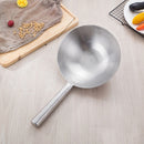 Stainless Steel Kitchen Spoon Water Spoon Large Scoop, Size:30cm(All Steel)