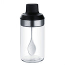 Kitchenware Seasoning Jar Spoon Cover Integrated Sealing Moisture-proof Cruet, Color:Lead-free Glass Spoon