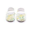 2 Pairs Floral Style Soft Sole PU Leather Princess Shoes(Little Daisy)