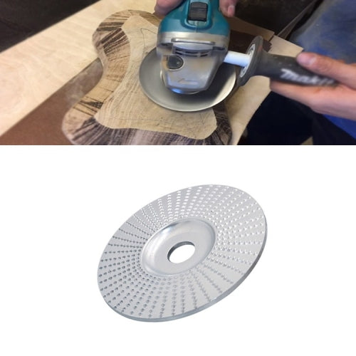 Woodworking Sanding Thorn Disk Angle Grinder Thorn Disk Plastic Grinding Disk Polishing Disk, Style:Flat(Silver)