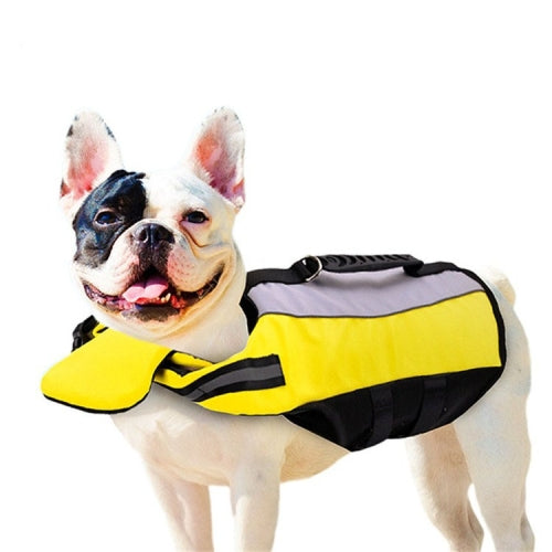 Pet Life Jacket Airbag Inflatable Dog Folding Safety Swimsuit, Size:S